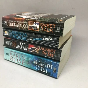 lot 4 paperback garwood novak martin rose suspense romance detective novel fic - Picture 1 of 10