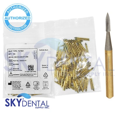 Fresas de carburo Kerr FG7901 12 HOJAS T&F RECORTE Y ACABADO Hechas en Canadá Foto 1 de 3