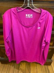 ABNew Balance Long Sleeve Bright Purple Athletic Top Size 2X - Picture 1 of 4