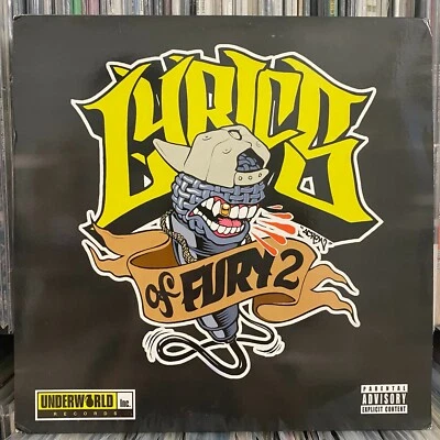 LYRICS OF FURY 2 (VINYL 2LP)  2003!!  RARE!!  SWOLLEN MEMBERS + MOKA ONLY + SLUG - Image 1 of 2