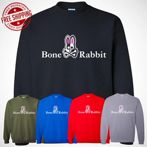 Bone Rabbit Unisex Sweatshirt's Funny Cool Happy Easter Party Birthday Gift USA - Picture 1 of 8