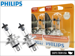 H4 9003 HB2 PHILIPS Standard Halogen Bulbs 9003B1 OEM Quality 60/55W | Pack of 2