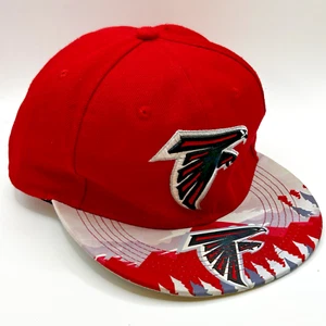 Atlanta Falcons New Era Fits 9Fifty Snapback Hat Black Red NFL Mountains Trees - Picture 1 of 8