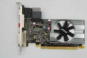 MSI ATI Radeon HD 6450 1GB GDDR3 DVI HDMI Video Graphics Card R6450-MD1GD3/LP - Picture 1 of 4