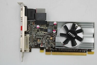 MSI ATI Radeon HD 6450 1GB GDDR3 DVI HDMI Video Graphics Card R6450-MD1GD3/LP - Image 1 of 4