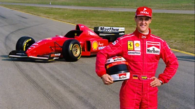     Ferrari F310  Michael Schumacher Collection 1:18 Formel 1 mit Autogrammkarte - Bild 1 von 4