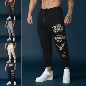 Herren hose Herren Jogging hose Fitness Herbst /Winter Bedruckte Trainings hose - Bild 1 von 15