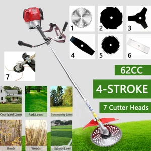 62CC Pole Chainsaw Petrol Hedge Trimmer Brush Cutter Chain Saw Multi Tools - Picture 1 of 8