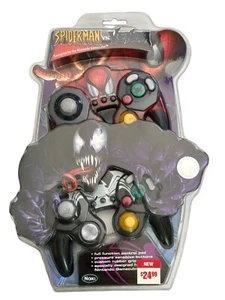 Spider-Man Vs Venom Nintendo Gamecube Double Pack Controllers Sealed Blister - Picture 1 of 16