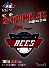 2013-14 Melbourne Aces Dingo Australian #NNO Series 3 Logo Header Checklist Card