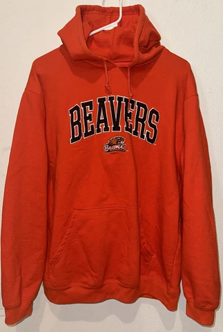 Mint Condition Oregon State Beavers Hoodie Mens Large Orange NCAA Hoody Cover
