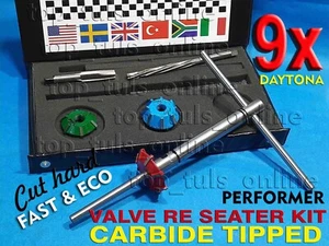 MGB-GT BRITISH LEYLAND B SERIES ENGINE VALVE SEAT CUTTER KIT CARBIDE TIPPED - Picture 1 of 5