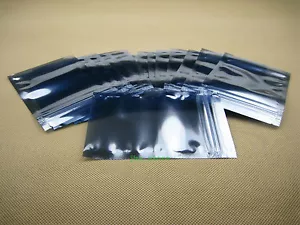 350 PCS ESD Anti Static Zipper Bags 1.5" x 2.8"_4 x 7cm Electronic Packing Pouch - Picture 1 of 12