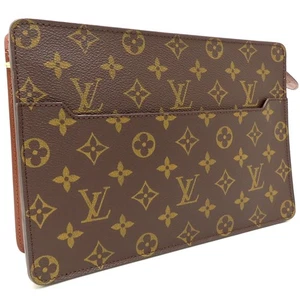 LOUIS VUITTON Monogram Business Tasche Clutch Pochette Homme M51795 Braun / 3... - Bild 1 von 8