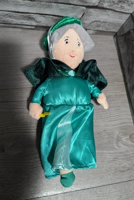 Disney Store Bella Durmiente Princesa Hada Madrina Fauna 10” Juguete de Peluche Verde Foto 1 de 4