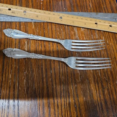 1847 Rogers Bros A1 Silverplate Flatware 2  Forks Vintage! - Image 1 of 4