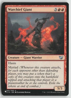 Warchief Giant U The List Reprints 031/342 NM - Image 1 of 2