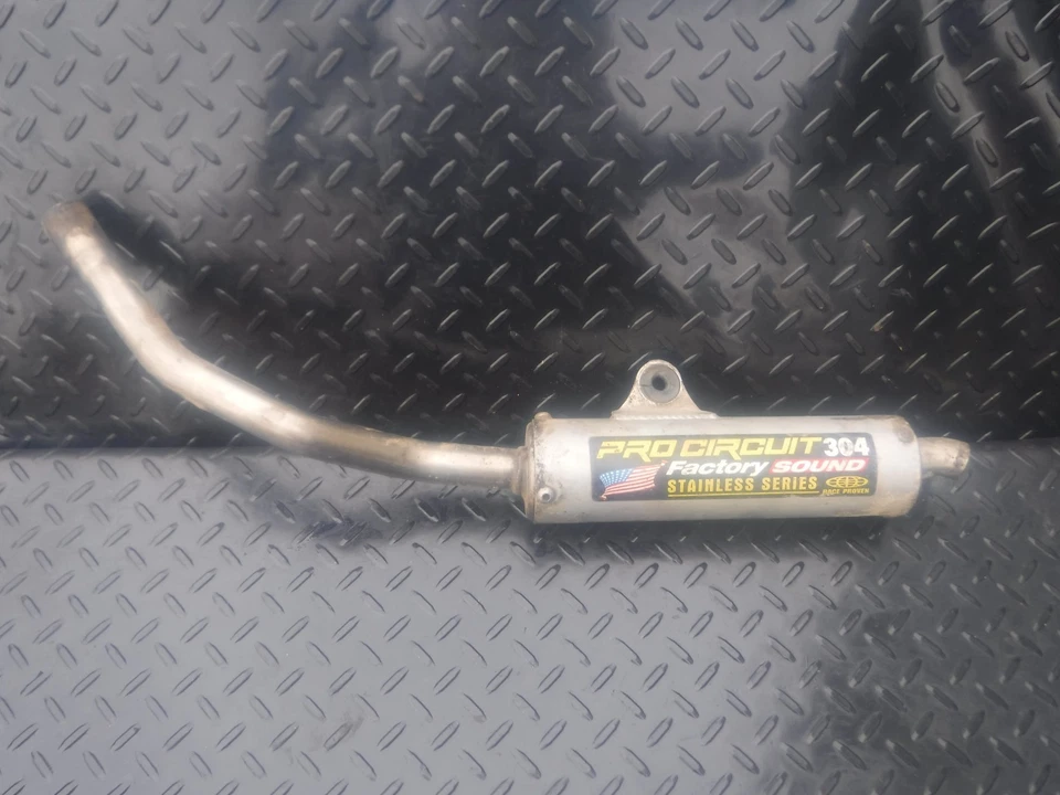 Kawasaki KX125 2000 PRO CIRCUITO 304 SILENCIADOR SILENCIADOR TUBO DE ESCAPE KX 125 99-02 Foto 1 de 4