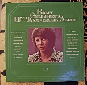 Bobby Goldsboro's 10th Anniversary Album 1974 UA-LA311-H2 2 LPs w/Poster RARE!! - Picture 1 of 19