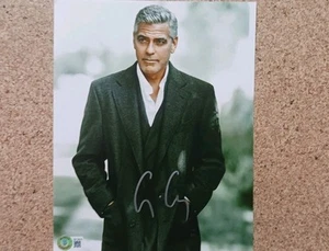 George Clooney signed Autogramm 8x10 Foto Beckett BAS COA - Bild 1 von 4