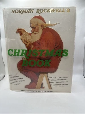Norman Rockwell's Christmas Book Hardcover, Carols, Stories, Poems - Image 1 of 4