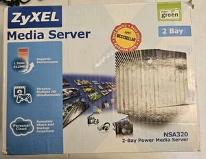 ZyXEL 2-Bay Power Media Server NSA320 (Read Desc.) - Picture 1 of 10