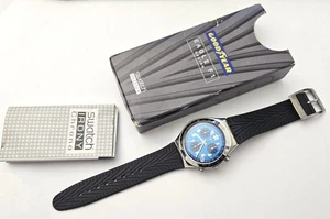 Swatch Irony Chrono 2000 - YCS401 - Secret agent promo Good year Eagle F1 - NUOV - Picture 1 of 4