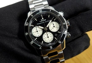 SINN 41 mm 103 CLÁSICO 12 Cronógrafo 103.181 JUEGO COMPLETO Correa de acero LIMITED 174/600 - Imagen 1 de 11