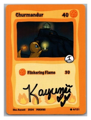 Churmandur 1 of 1 POKIDOKI 26 1st EDITION Fan Art Raichu Artist Signed Kayunii - Image 1 of 2