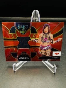 2024 Panini Select WWE #SW-IYO IYO SKY Selective Swatches Red Prizms #/99 - Picture 1 of 2
