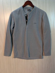 Vintage Patagonia Herren klein grau Capilene Henley Fleecepullover Made in USA - Bild 1 von 6