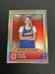 2024 Topps Cromo McDonald's All American Logo Refractor #58 Olivia Olson - Este - Imagen 1 de 2