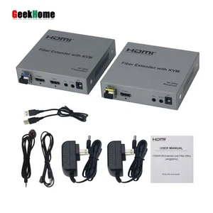 20KM HDMI-compatible 4K High Definition KVM Extender Optical Fiber Extender gh23 - Bild 1 von 8