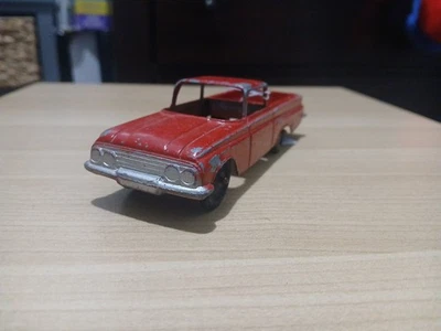 Vintage Tootsietoy Chevrolet El Camino Diecast Red Truck 1960s Chicago USA 5.5” - Image 1 of 4
