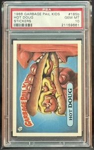 1986 GARBAGE PAIL KIDS SERIES 5 #185B HOT DOUG PSA 10 GEM MINT - Picture 1 of 2
