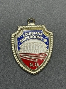 Vintage Sterling Silver Louisiana Superdome Charm 925 Y19 - Picture 1 of 8