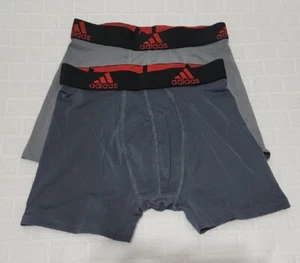 Adidas Aeroready Boys Size M, 10-12Yr, 2 Pack Boxer Briefs Gray Multi - Picture 1 of 7