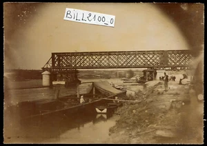 photo ancienne . chemin de fer . Train . Conctruction ligne Corbeil Montereau - Bild 1 von 1