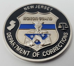 New Jersey, Department of Corrections, NJDOC, Honoring The Fallen Challenge Coin - Bild 1 von 5