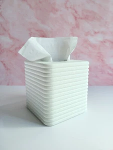 Bubble Tissue Box Cover – Modern Minimalist Decorative Kleenex Holder - Picture 1 of 7