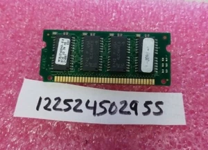 16MB 1RX8 EDO   4X4 2K 3.3 VOLT 72PIN SODIMM 60NS 4X32 NON-ECC UNBUFFERED  TSOP  - Picture 1 of 1