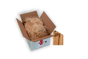 TRUCIOLO LEGNO PER CESTE 1 kg Paglia in legno naturale per confezioni natalizie - Foto 1 di 4
