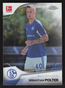2022-23 Topps Chrome Bundesliga #84 Sebastian Polter Refractor FC Schalke 04 - Picture 1 of 2