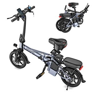 AOVOPRO EB60 14 Inch Ebike 500W Folding Electric Bike Bicycle 48V 10.4AH 22MPH - Picture 1 of 14