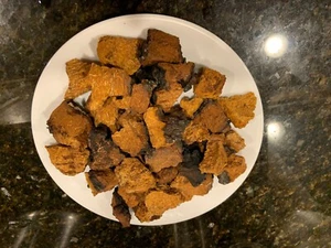 Wild CHAGA , Small Chunks , Best Chaga For Immune Health 1.1 lb. 10% free - Picture 1 of 1