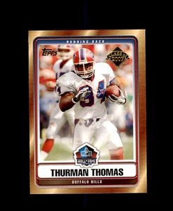 2007 Topps Hall of Fame Class of 2007 #HOFTT Thurman Thomas Buffalo Bills - Picture 1 of 2