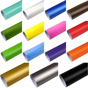 AutoFolie Matt (7€/m²) blasenfrei 152cm selbstklebend Klebefolie Auto Folie Car - Bild 1 von 114