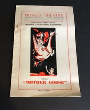 Princes Theatre Original Programme “Mother Goose” With Ethel Revnell