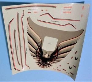 Vintage DECAL SHEET for 1980 MPC - Trans Am "10th ANNIVERSARY" Model Kit 1/16 - Picture 1 of 3