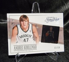 2013-14 Panini Signatures Film Blue /15 Andrei Kirilenko #85